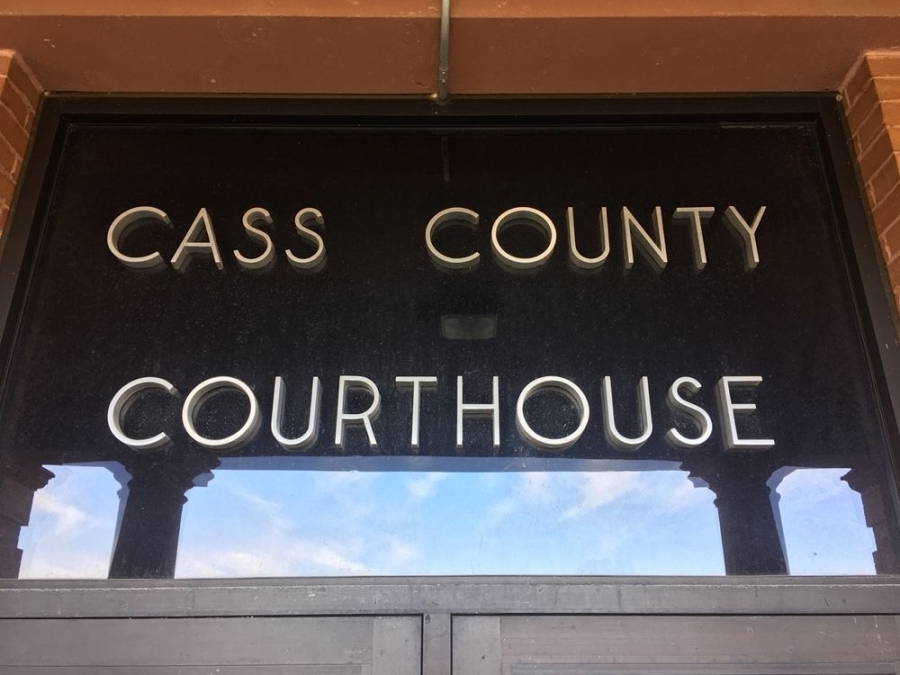 Cass county Courthouse Sign